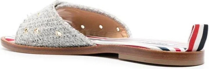 Tweed Slip-on Sandals - Image 3