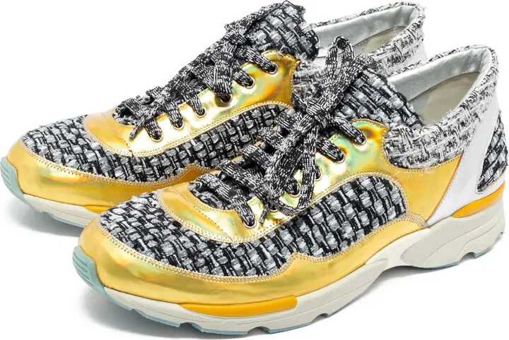 Tweed sneakers - Image 3