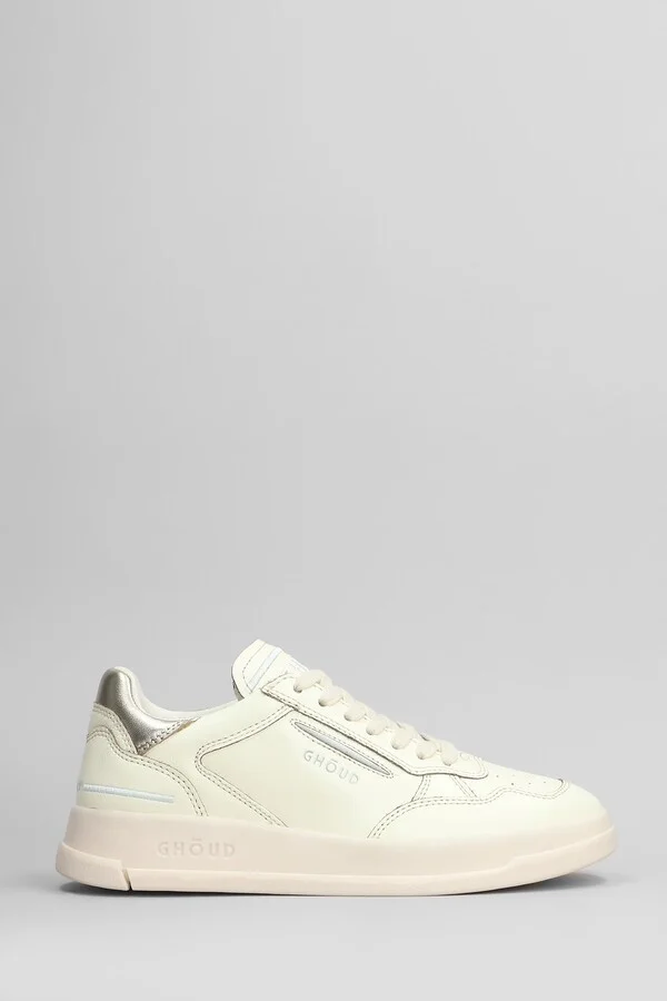 Tweener Sneakers In Beige Leather