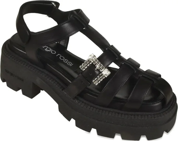 Twenty crystal-embellished platform sandals - Image 2