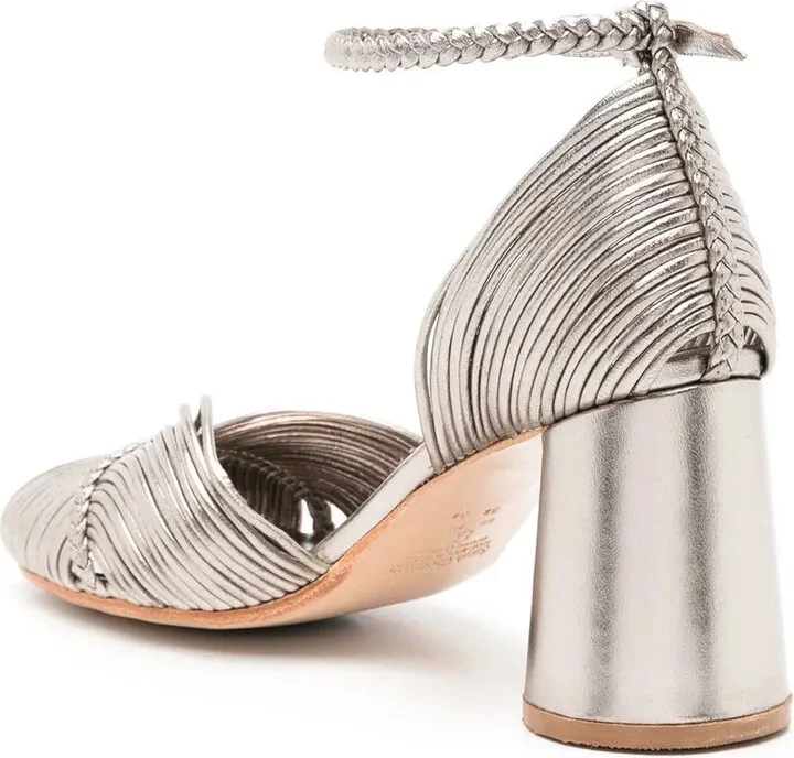 Twiggy metallic-effect sandals - Image 3