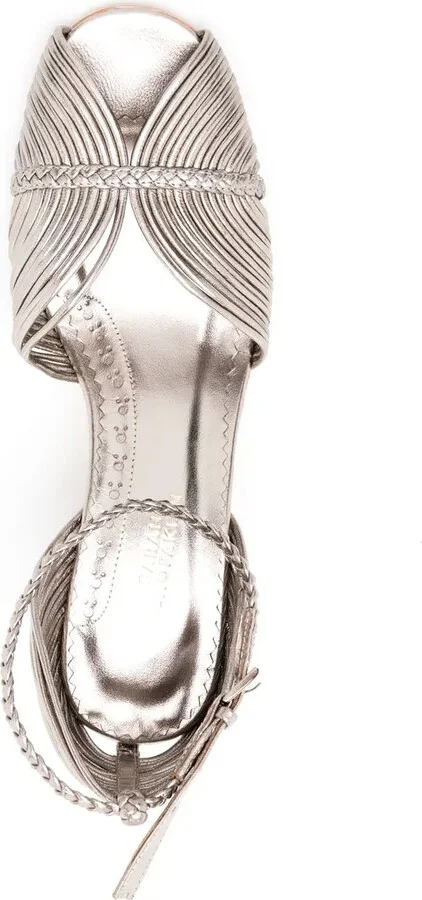 Twiggy metallic-effect sandals - Image 4