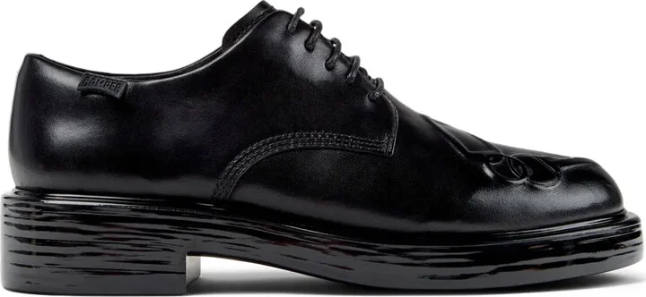 Twins leather lace-up shoes