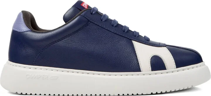Twins leather panelled sneakers