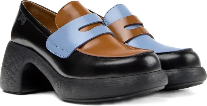 Twins leather platform loafers - Image 2