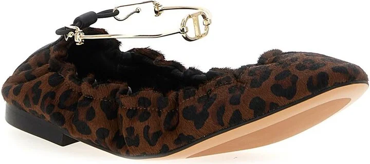 Twinset Animal Print Ballet Flats - Image 2