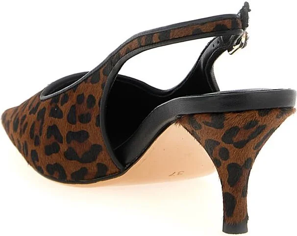 Twinset Animal Print Slingbacks - Image 3