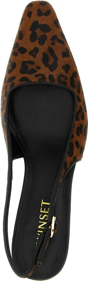 Twinset Animal Print Slingbacks - Image 4