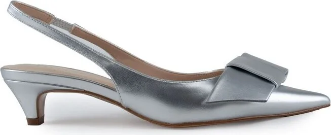 TWINSET Bow Sling Back Court Shoes