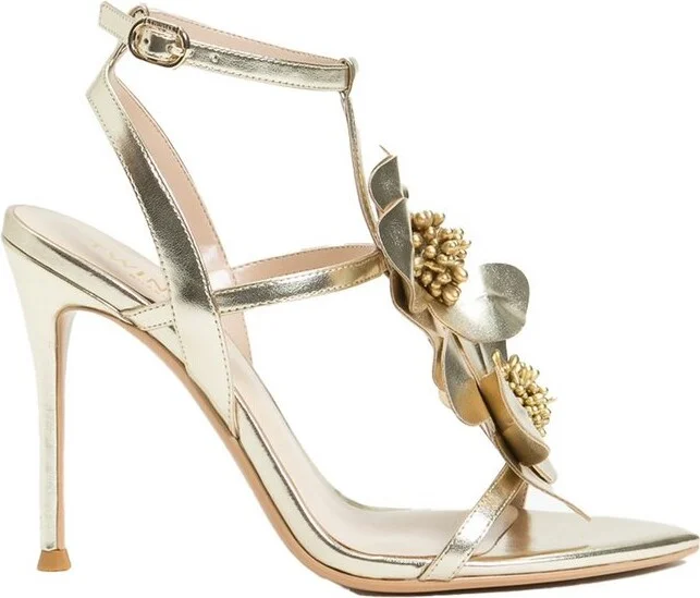 TWINSET Flowers High-Heeled Sandals