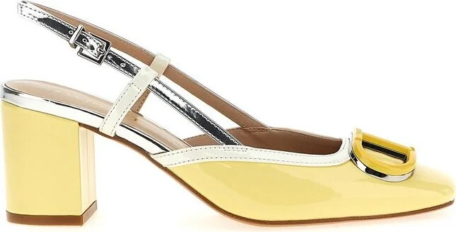 TWINSET Glossy Slingback Pumps