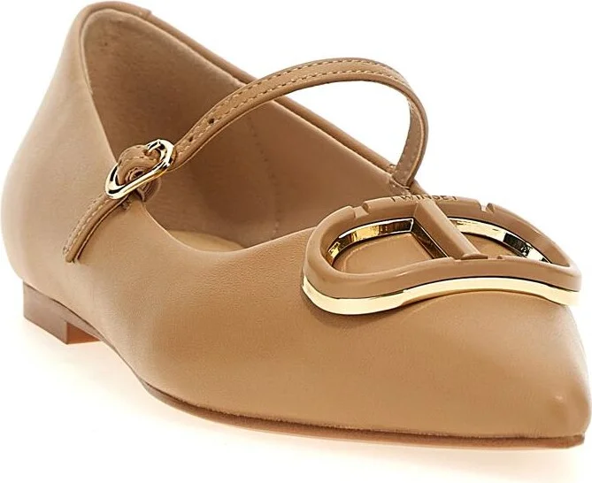 Twinset 'Oval T' Ballet Flats - Image 2