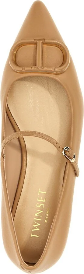 Twinset 'Oval T' Ballet Flats - Image 4
