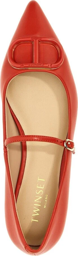 Twinset 'Oval T' Ballet Flats - Image 4