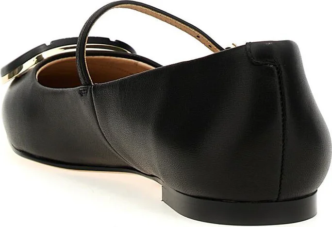 Twinset 'Oval T' Ballet Flats - Image 3