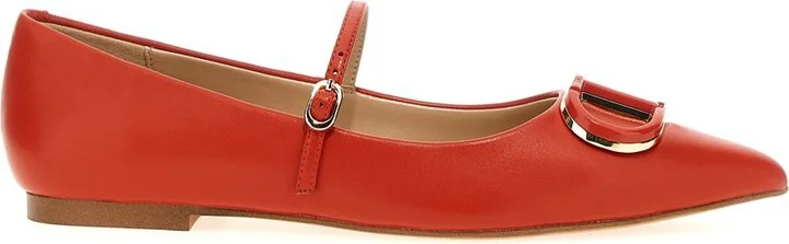 Twinset 'Oval T' Ballet Flats