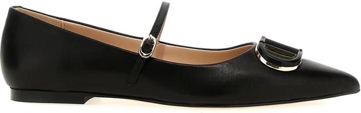 Twinset 'Oval T' Ballet Flats