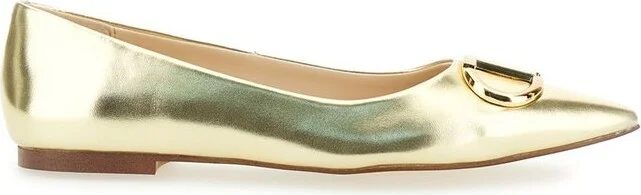 TWINSET Oval-T Plaque Flat Shoes