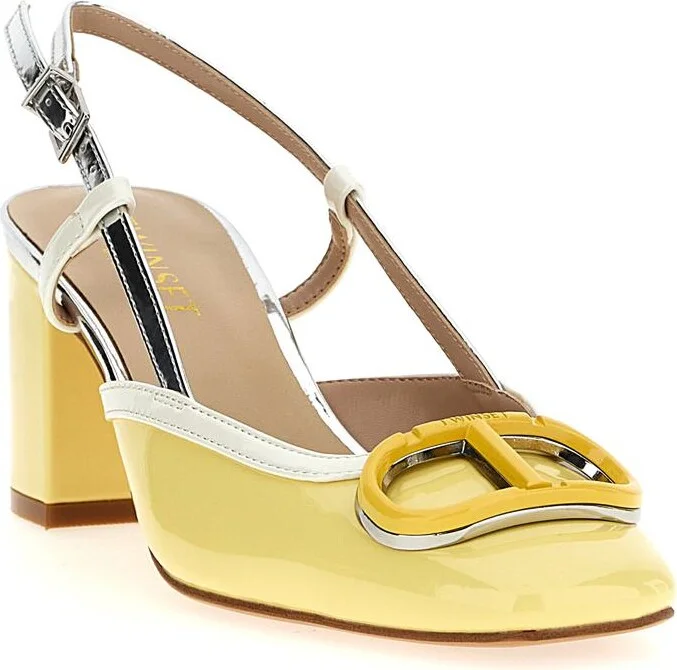 Twinset Patent Leather Slingback - Image 2