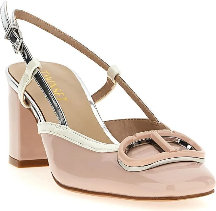 Twinset Patent Leather Slingback - Image 2