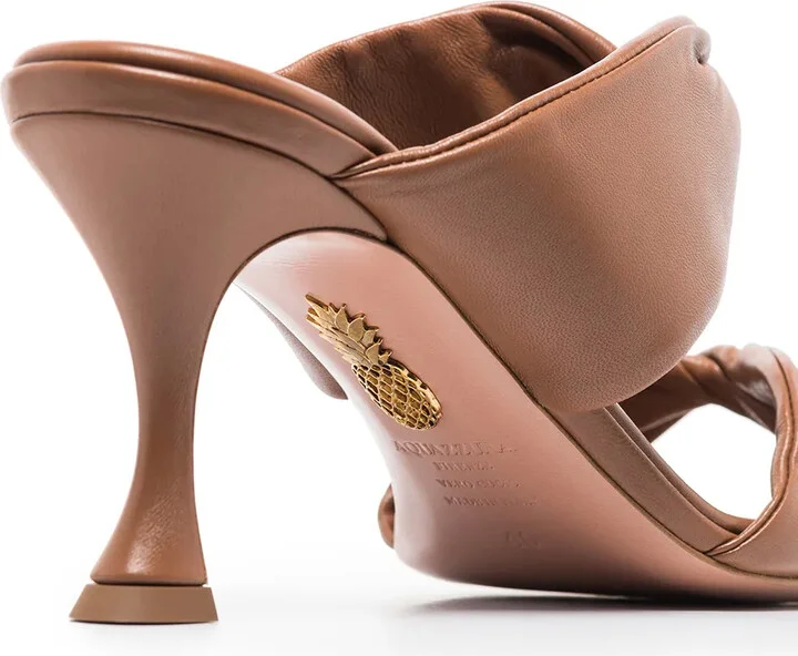 Twist 75mm leather mules - Image 4