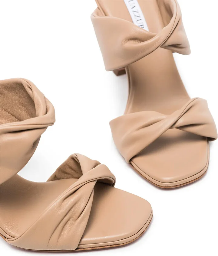 Twist 95mm leather sandals - Image 2