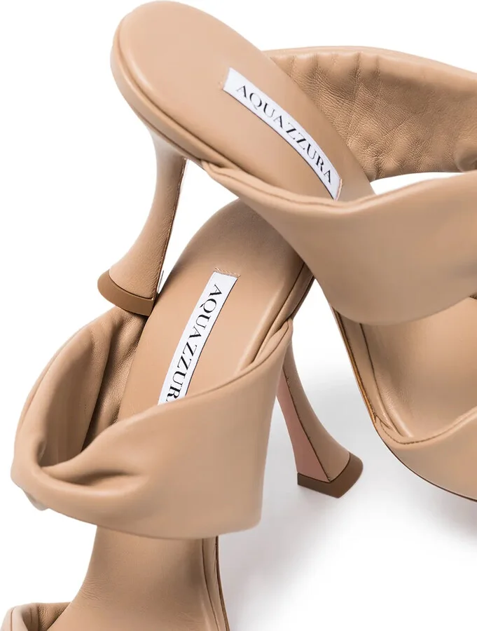 Twist 95mm leather sandals - Image 4