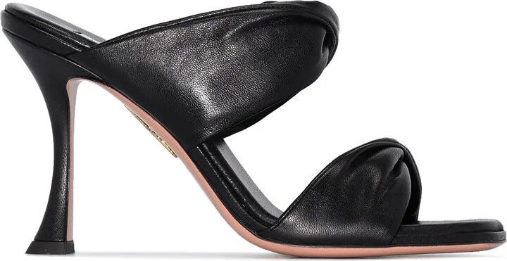 Twist 95mm leather sandals