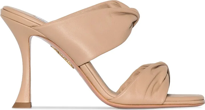 Twist 95mm leather sandals