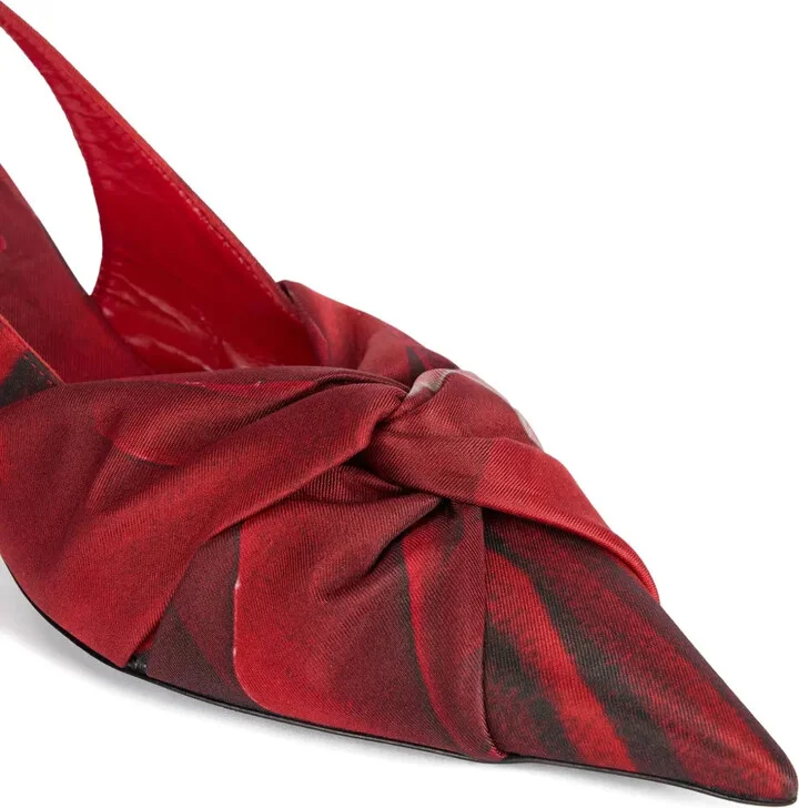 Twist-Detail Slingback Pumps - Image 5