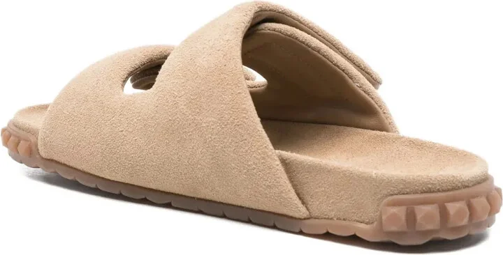 Twist double-strap suede sandals - Image 3