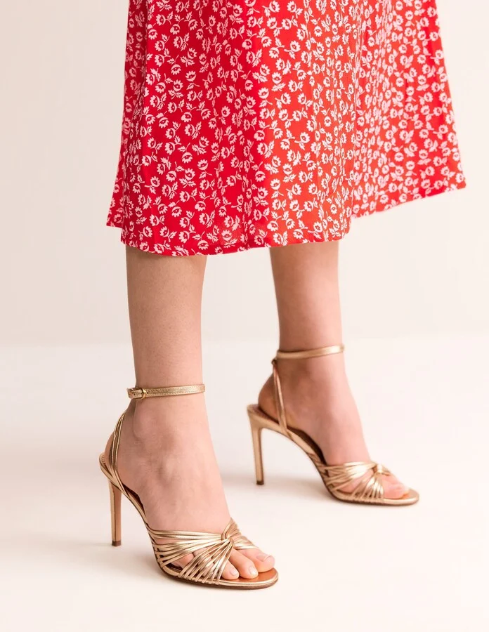 Gold Metallic Leather