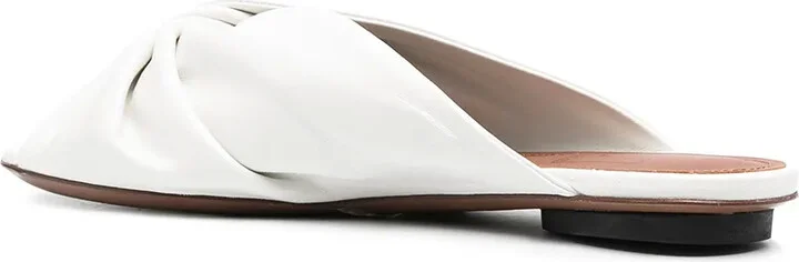 Twist Front Leather Sandals - Image 3