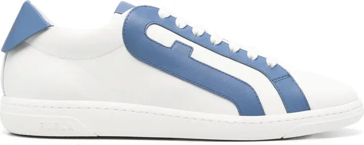 Twist leather sneakers