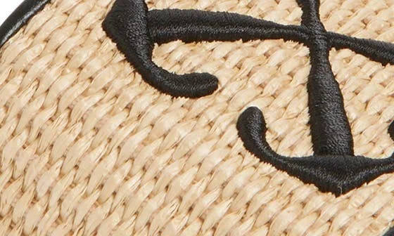Twist Raffia Arrow Slide Sandal - Image 7