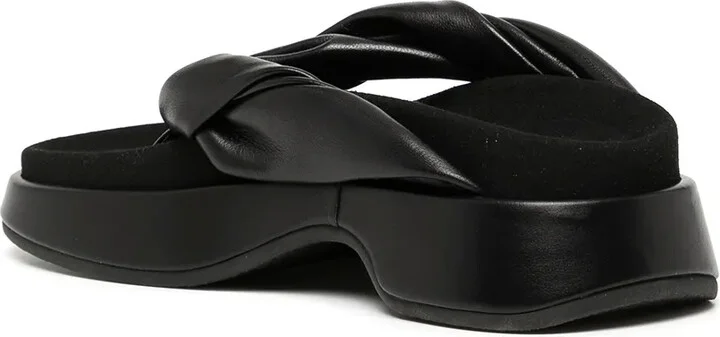 Twist-Strap Platform Flip Flops - Image 3