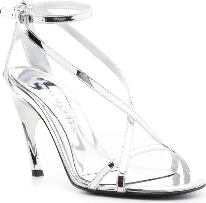 Twisted Armadillo 95mm patent sandals - Image 2