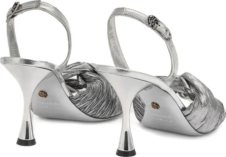 Twisted-Front Slingback Sandals - Image 3