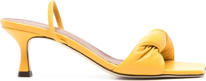 Twisted Leather Sandals