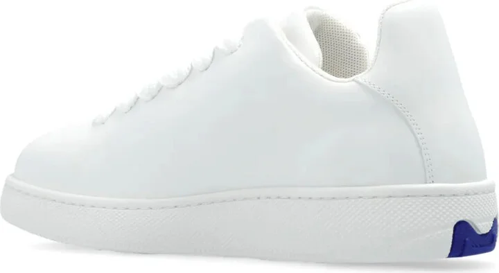 Twisted Metal Detail Leather Sneakers - Image 3