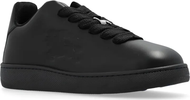 Twisted Metal Detail Leather Sneakers - Image 2