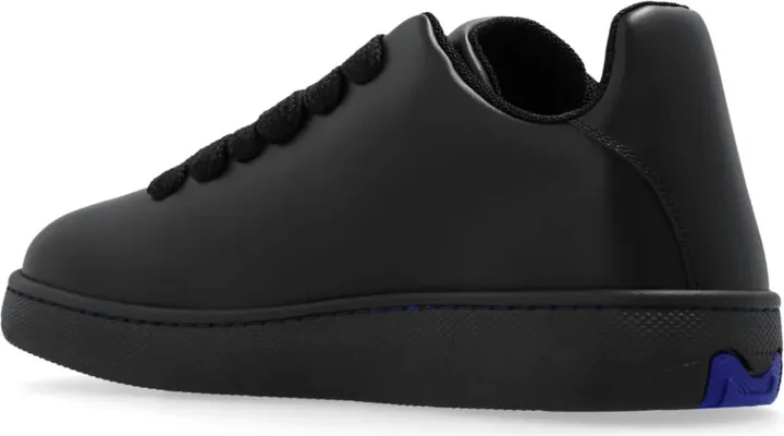 Twisted Metal Detail Leather Sneakers - Image 3