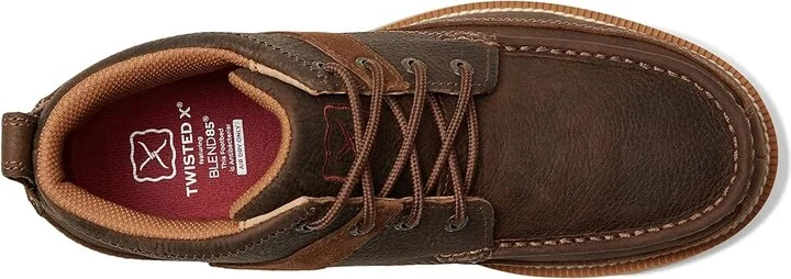 Twisted X 4 Wedge Sole Boot Men's Boots Tobacco Brown : 8.5 M, Leather - Image 2