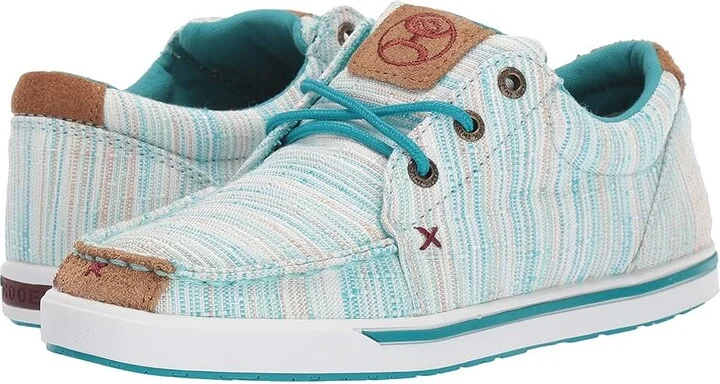 Twisted X Hooey Looper Women's Shoes Blue/Multi : 7 M, Textile