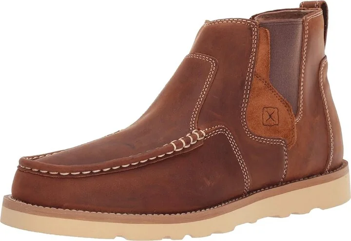 Twisted X MCA0013 Men's Boots Oiled Saddle : 7 M, Leather - Image 2