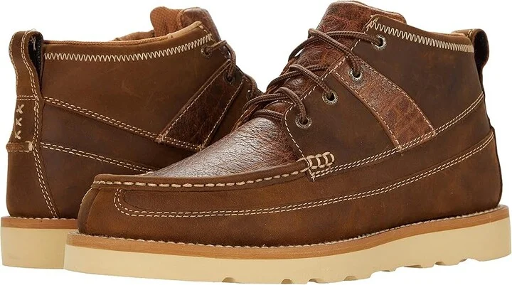 Twisted X MCA0043 Men's Shoes Distressed Saddle/Cognac : 13 W, Leather