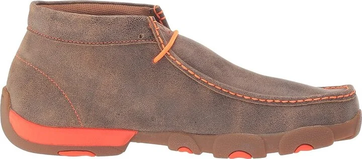 Twisted X MDM0019 Men's Boots Bomber/Neon Orange : 9 M, Leather - Image 8