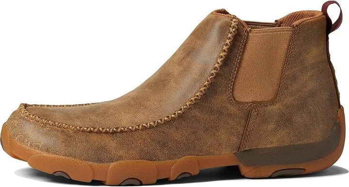 Twisted X MDMG002 Men's Moccasin Shoes Bomber : 10 M, Leather - Image 5
