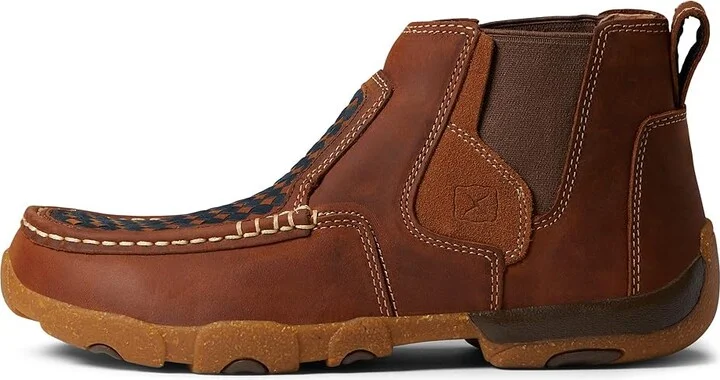 Twisted X MDMG005 Men's Shoes Woven Multi/Oiled Saddle : 11 M, Leather - Image 5