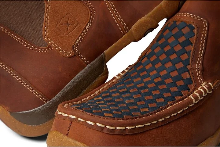 Twisted X MDMG005 Men's Shoes Woven Multi/Oiled Saddle : 11 M, Leather - Image 6